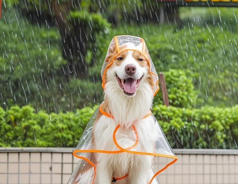 ClearPaw Transparante Regenjas voor Honden