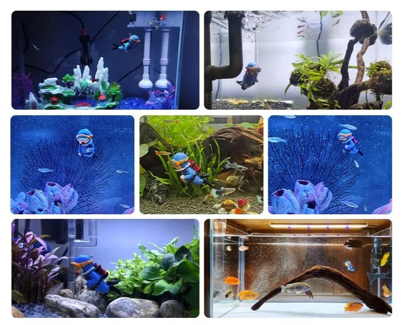 AquaFloat Drijvende Duiker Aquarium Decoratie