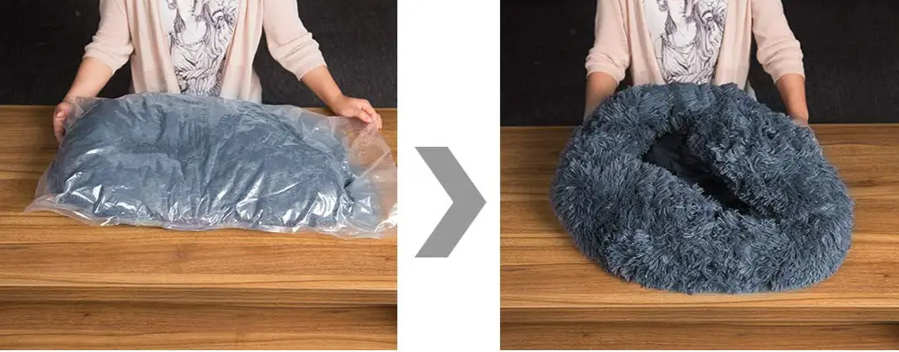 SnugNest Luxe Ronde Huisdiermand