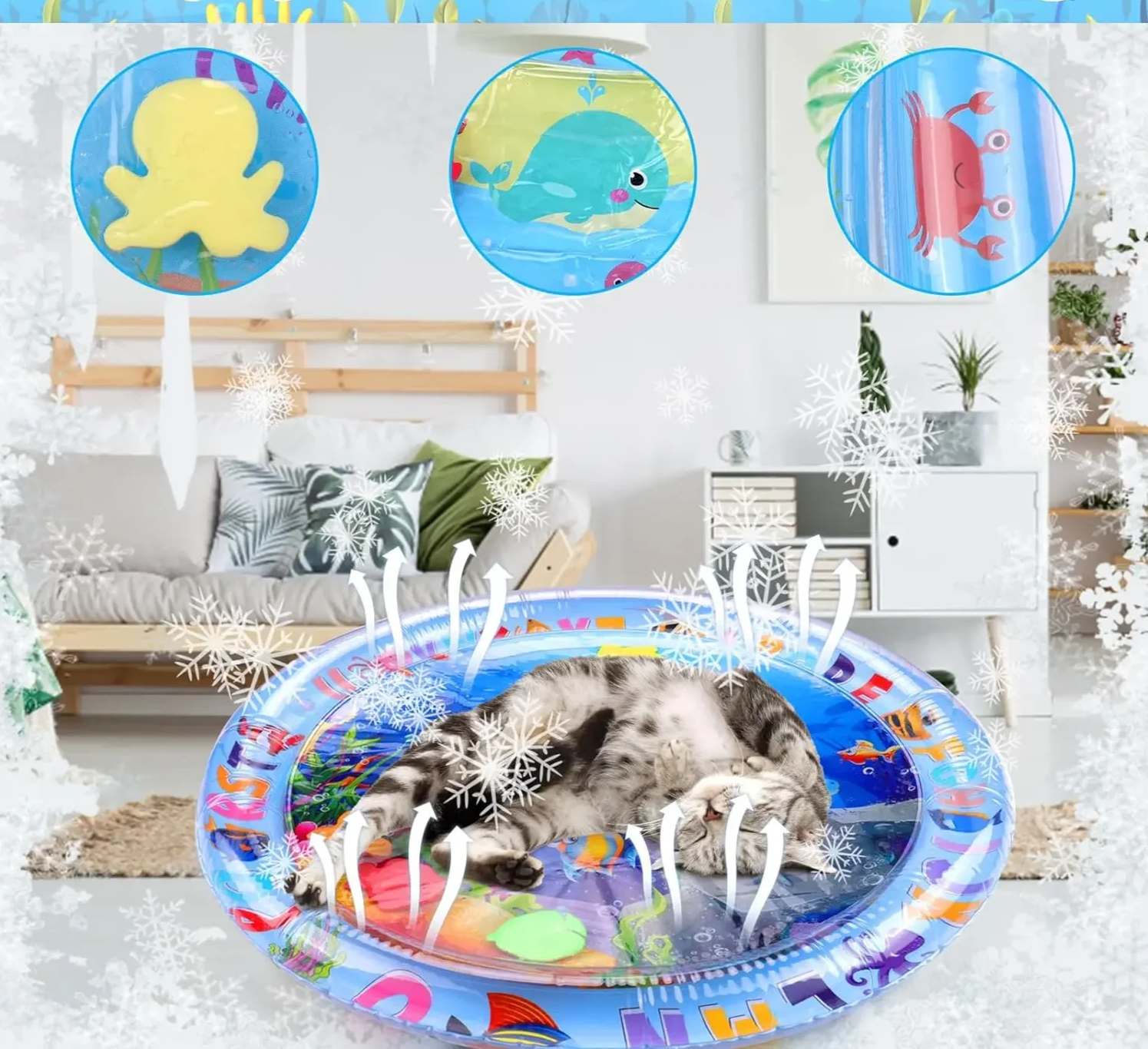 AquaPlay Opblaasbare Waterspeelmat voor Honden & Katten