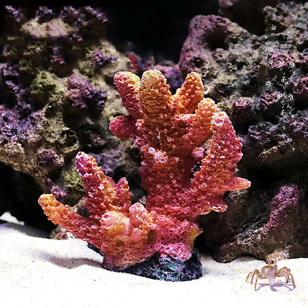 Hars koraalrif aquarium ornament