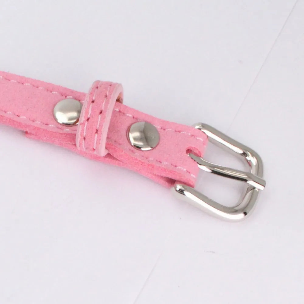 VelvetBow Luxe Honden- & Kattenharnas met Strass Vlinderstrik