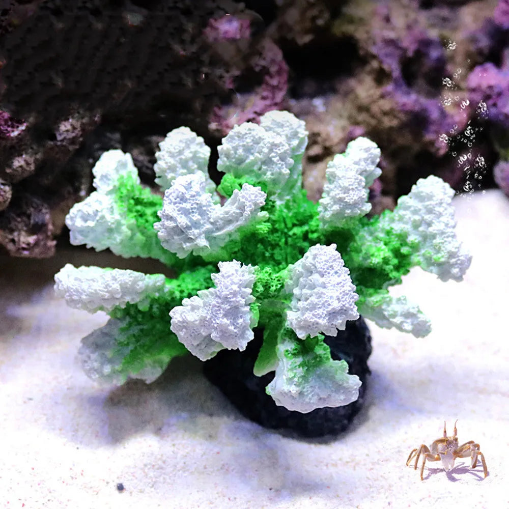 Hars koraalrif aquarium ornament
