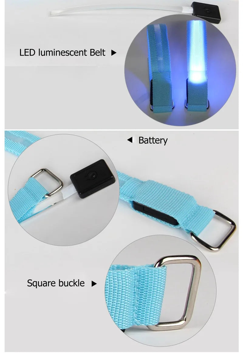 NightStride Safe – LED Veiligheidsbeenbanden voor Paarden