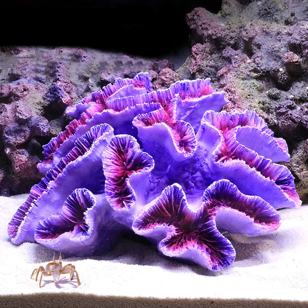 Hars koraalrif aquarium ornament