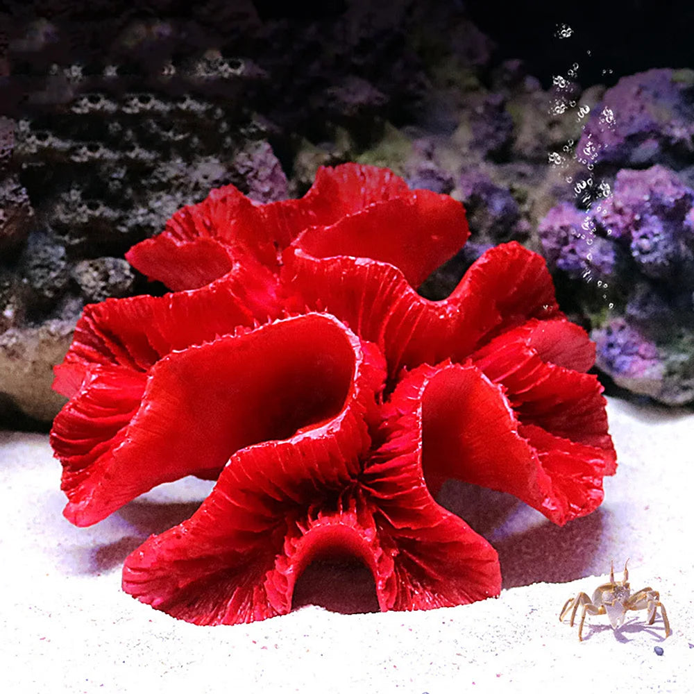 Hars koraalrif aquarium ornament