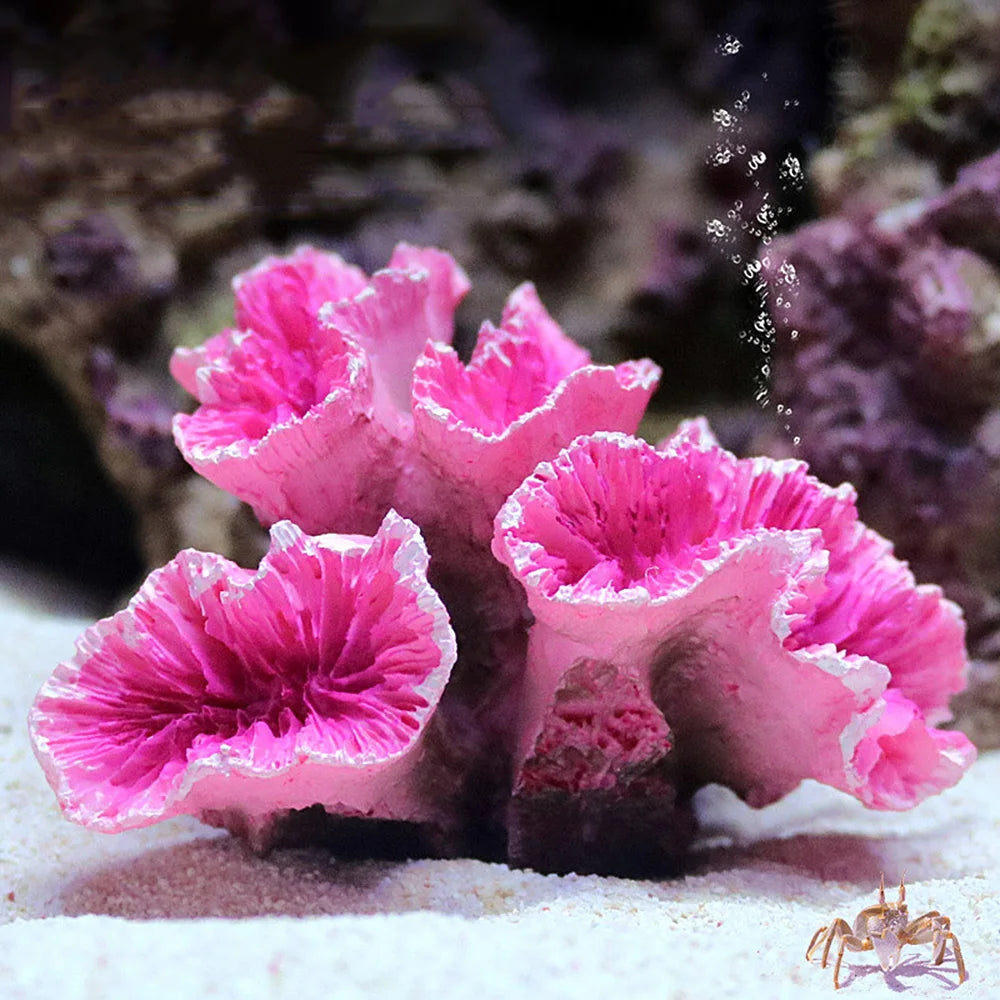 Hars koraalrif aquarium ornament
