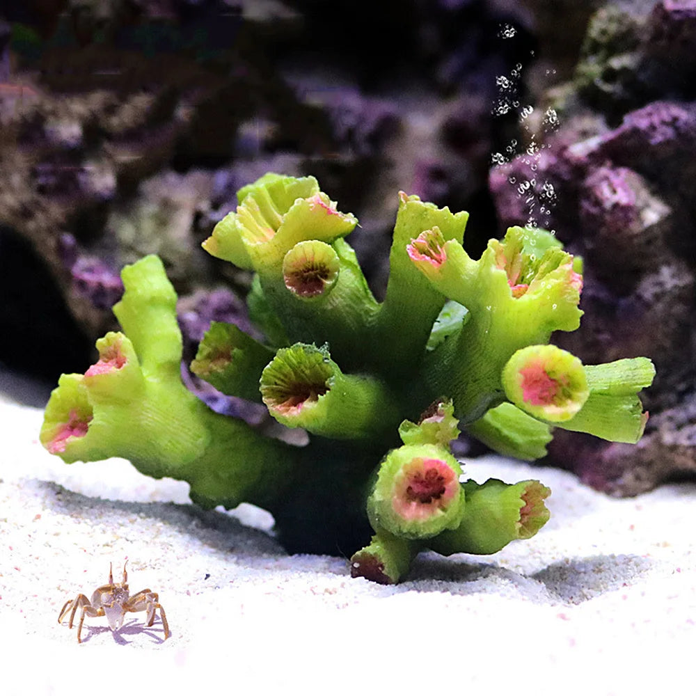Hars koraalrif aquarium ornament