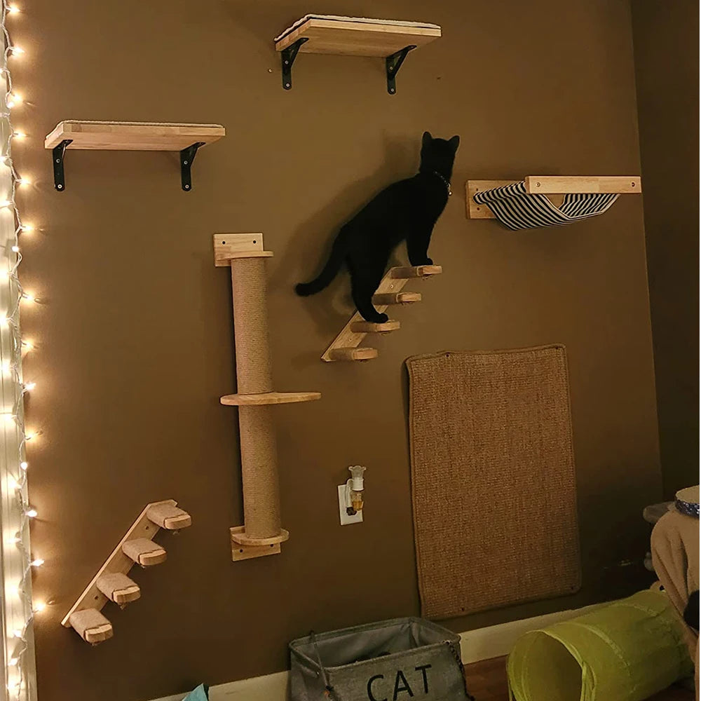 Wandmontage Kattenklimrek