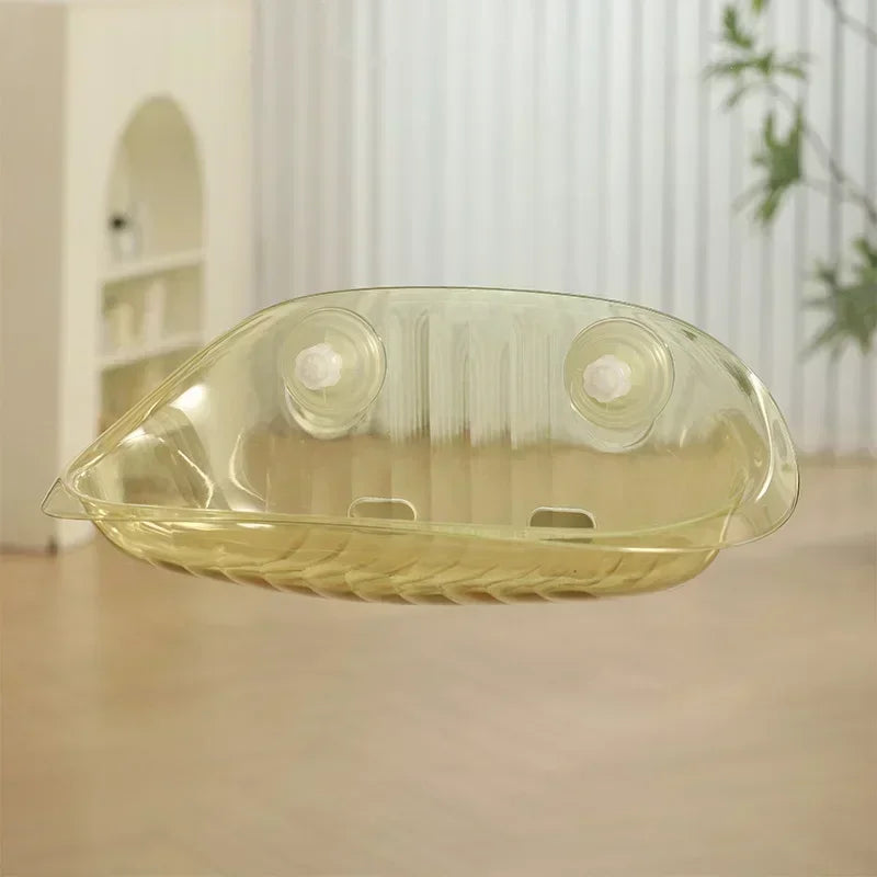 Kattenraamhangmat Kunststof – Ademend Nest – Zuignap – 50x30 cm