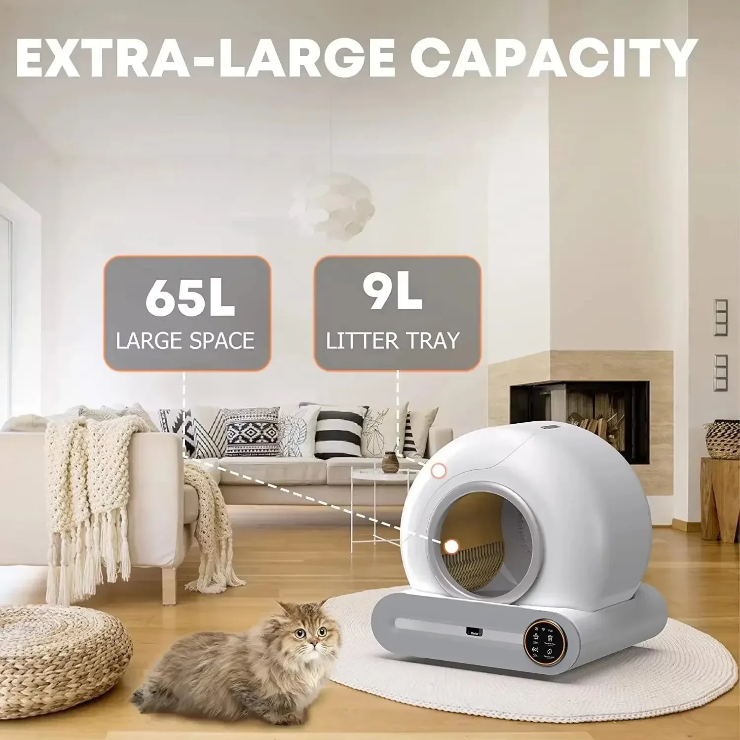 Intelligente Zelfreinigende Kattenbak