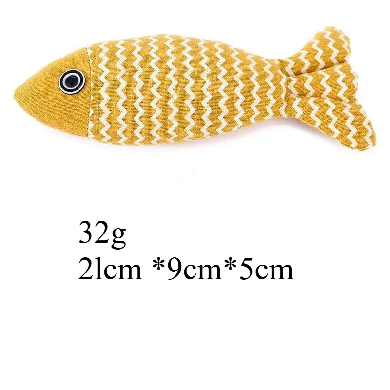 CatNipWave Simulatie Vis – Catnip Speelgoed tegen Verveling & Tandverzorging