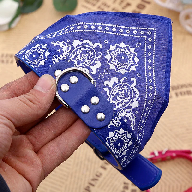 STYLPET PU Halsband met Sjaaltje