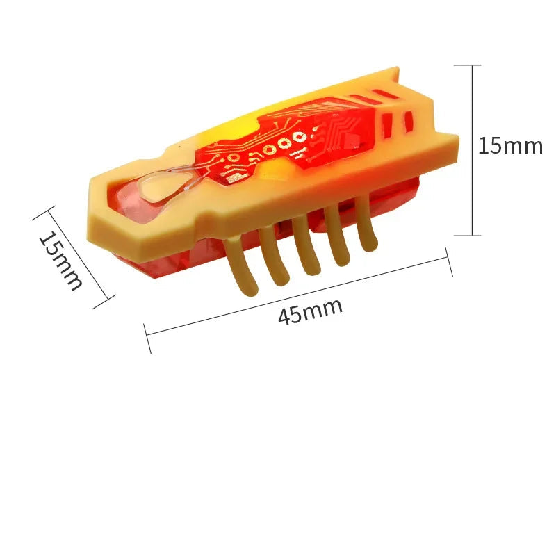 Interactief Elektrisch Katten Speelgoed – Trillende Kever, Felgekleurd