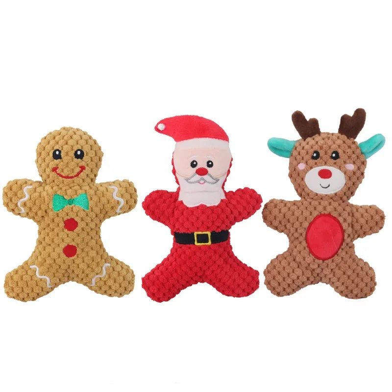 PawJolly Kerst Knuffelgeluid Hondenspeelgoed