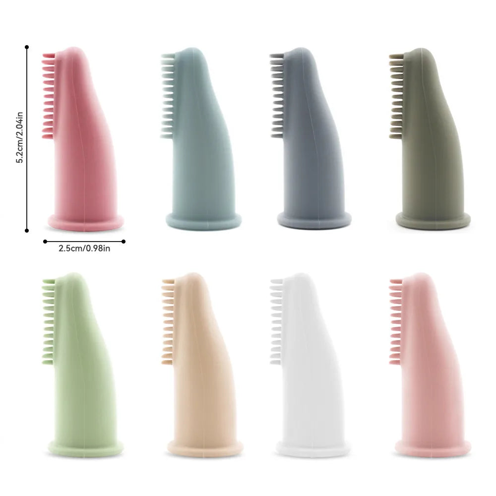 SuperZachte Siliconen Vinger Tandenborstel