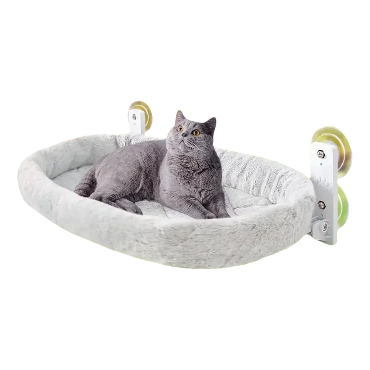 Kattenraamhangmat Draadloos – Zuignap – 18 kg Draagkracht