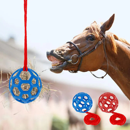 EquiCalm TreatSphere – Slow Feeder Hooi- & Snackbal voor Paarden, Geiten en Schapen