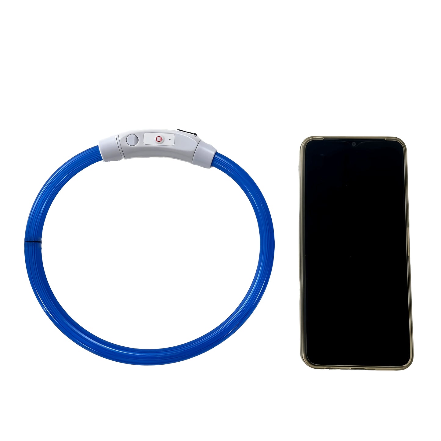 GlowGuard LED Veiligheidshalsband voor Honden – USB Oplaadbaar & Reflecterend