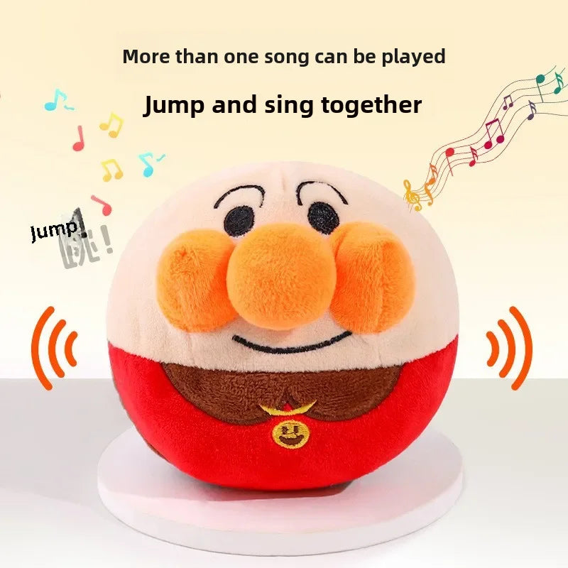 Interactief USB-oplaadbaar hondenspeelgoed – pluche bal 15 cm