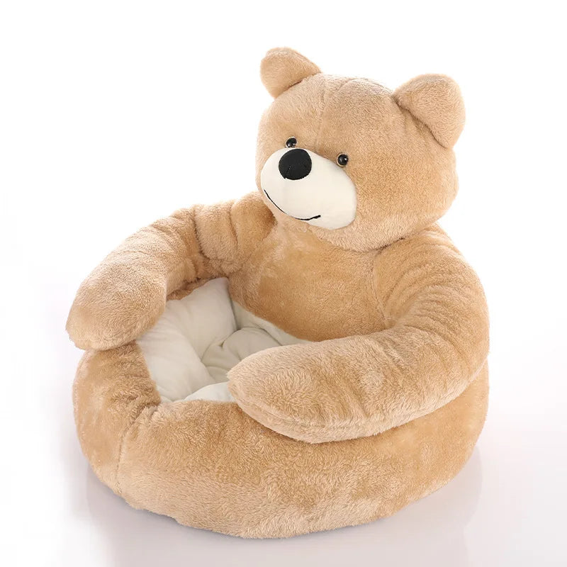 Pluche Beren Huisdierenbed  – Zacht Winterbed Hond Kat