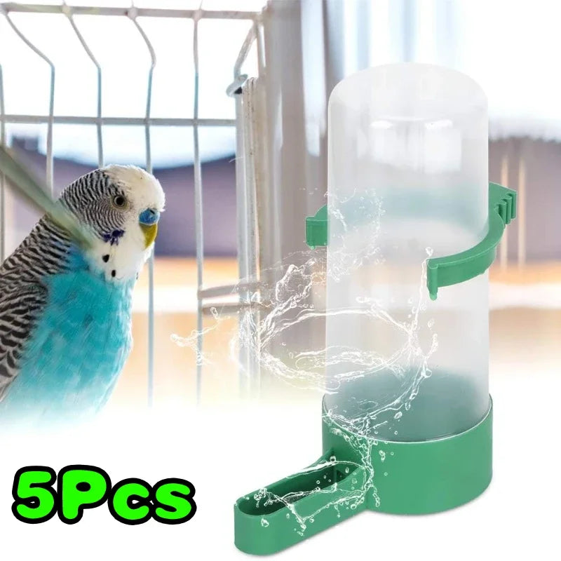 Waterdispenser vogel kunststof – lekvrij, 140 ml, voor valkparkieten