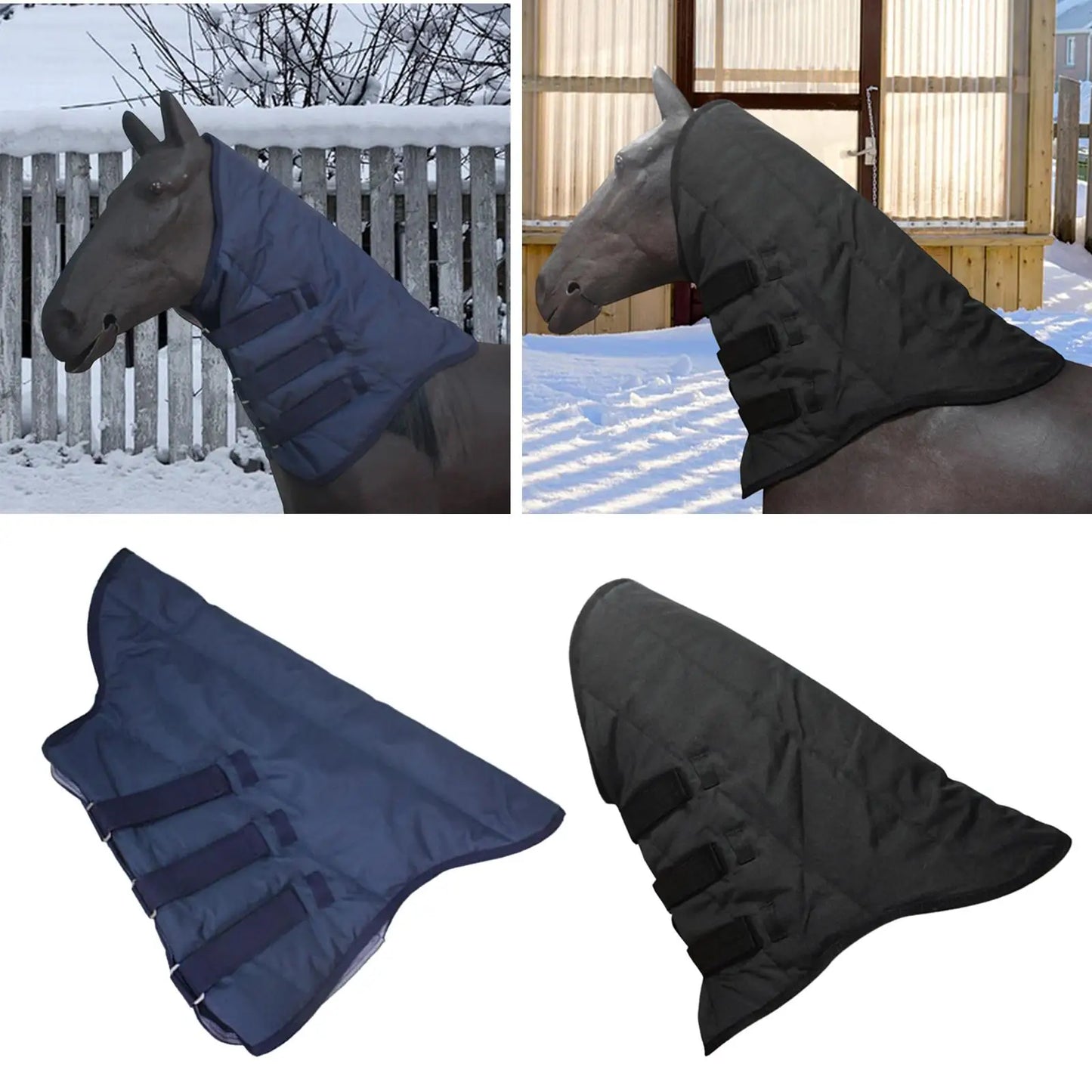 EquiTherm Shield – Waterafstotende Winter Halsbeschermer voor Paarden