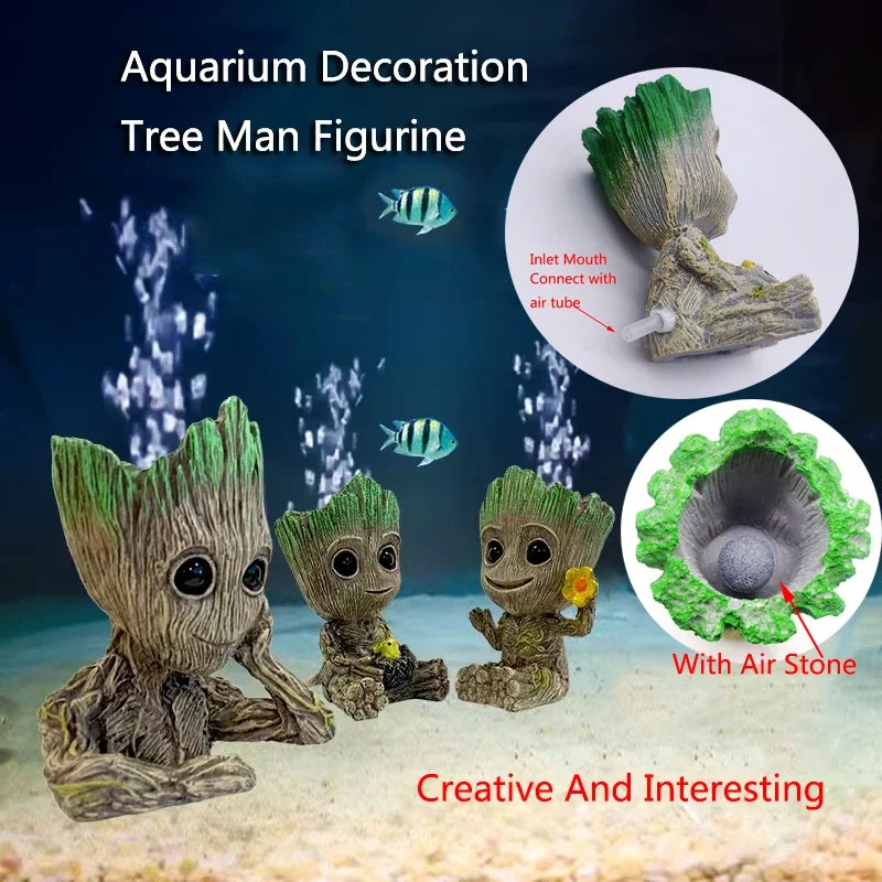 Boommannetje-aquariumfiguur