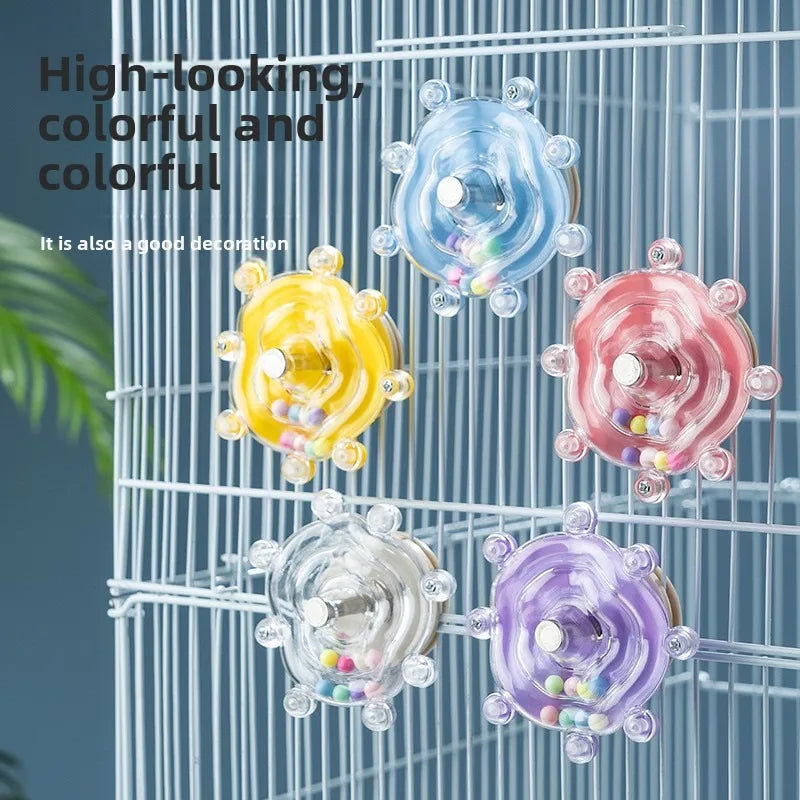 Interactief papegaaienspeelgoed met muziek – kunststof, kleurrijkb