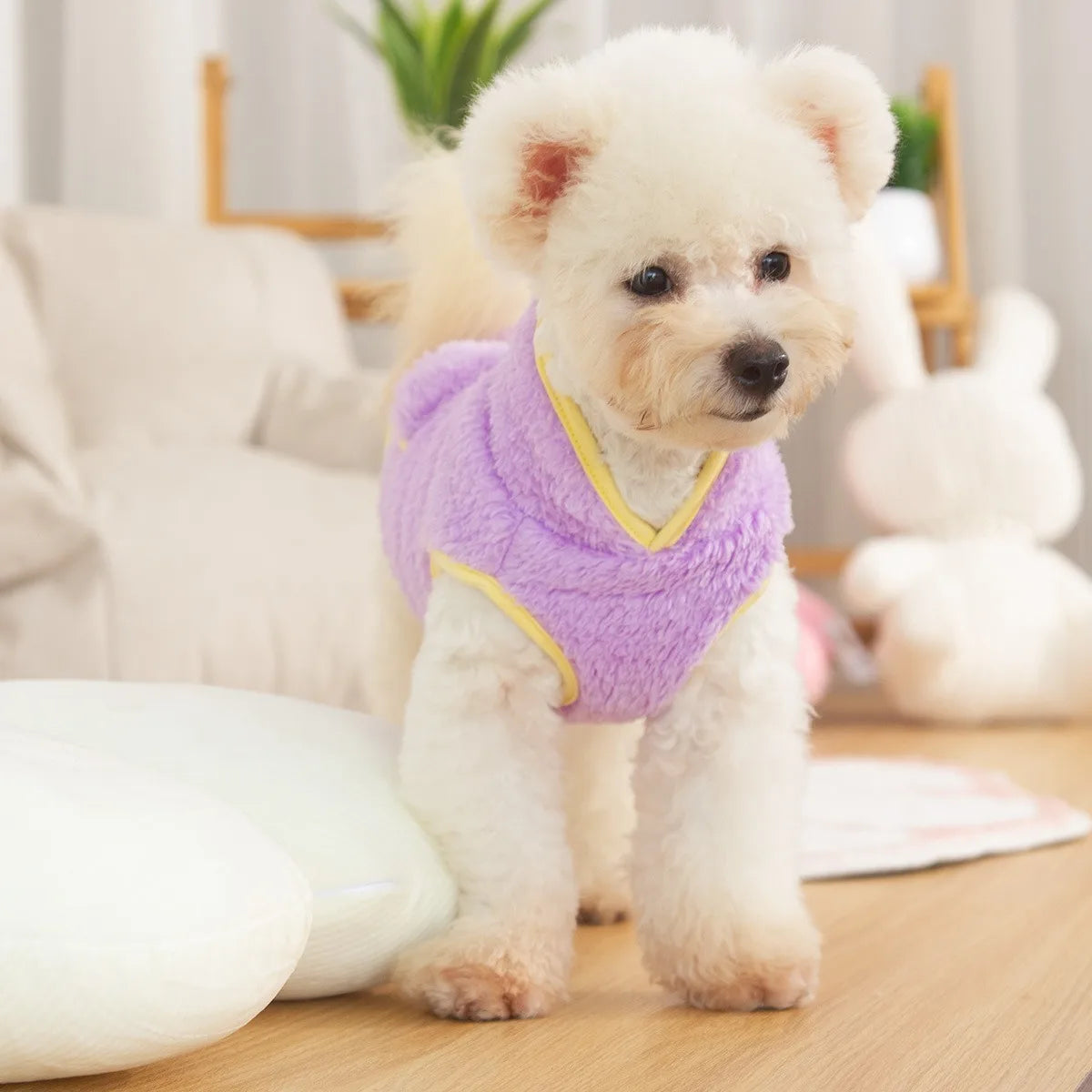 SnuggleTeddy High-Neck Fleece Hondentrui