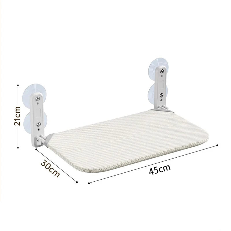 Kattenhangmat Raam – Zuignap – Ademend Stof – 45×30 cm – Max. 10 kg