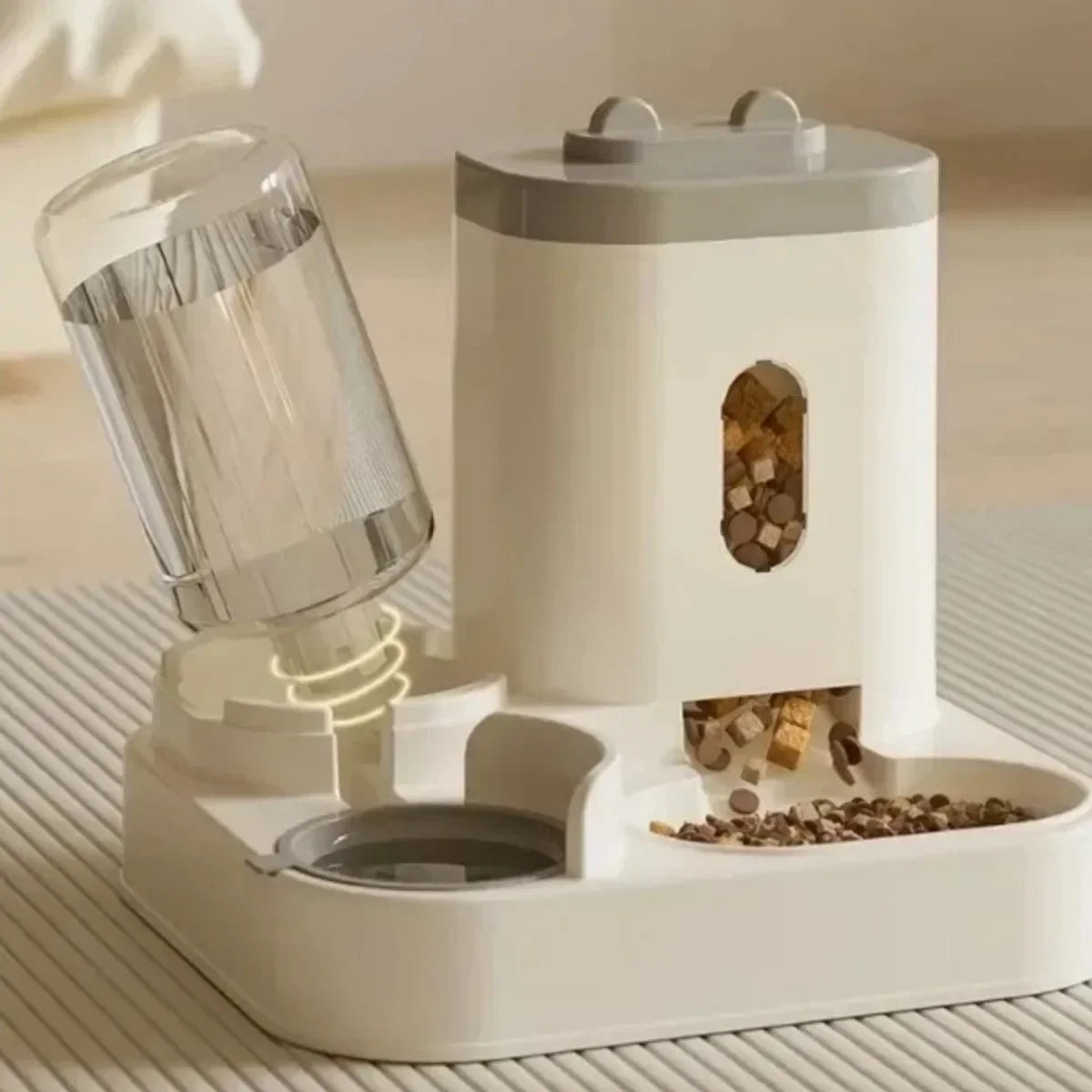 Automatische voer- en drinkbak hond/kat – RVS & BPA-vrij plastic