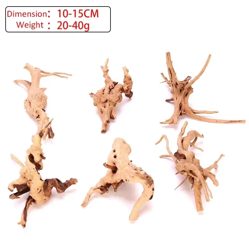 Houten aquariumornament