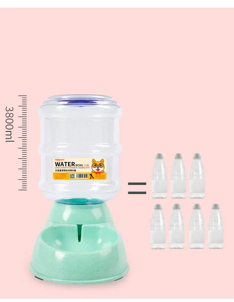 SmartHydra Automatische Voer- en Waterdispenser voor Huisdieren – 2-in-1 Eet- en Drinkbak met Waterfles