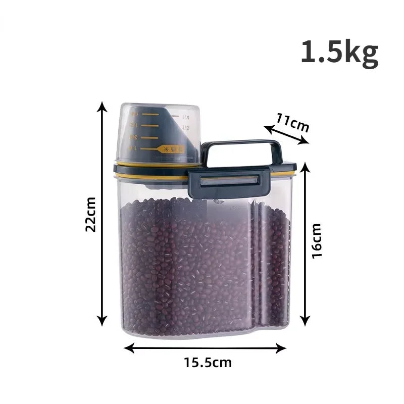 FreshLock 1.5kg/2kg Meetbeker & Voercontainer voor Honden en Katten