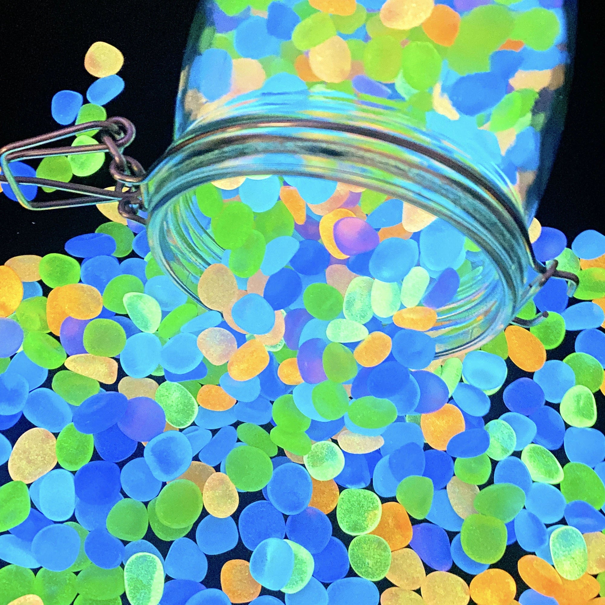 Glow-in-the-Dark Aquariumstenen