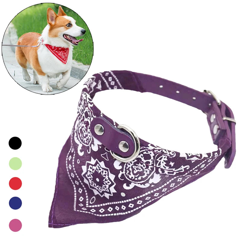 STYLPET PU Halsband met Sjaaltje
