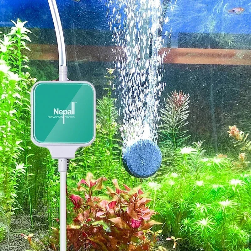 Aquarium zuurstofpomp – ultrastil, compact – 110–240V kunststof