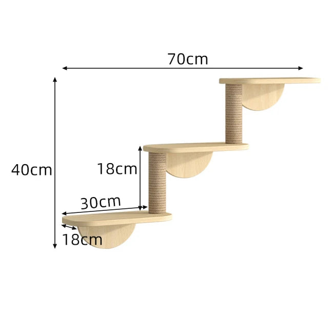 KlimPaws Wandgemonteerde Krabboom