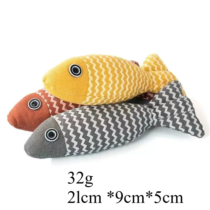 CatNipWave Simulatie Vis – Catnip Speelgoed tegen Verveling & Tandverzorging