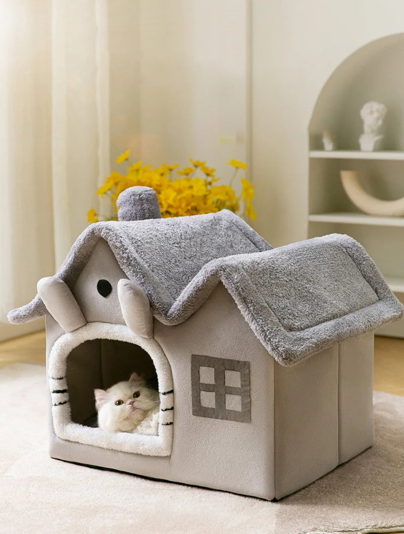 CosyFold Luxe Opvouwbare Honden- & Kattenhuis