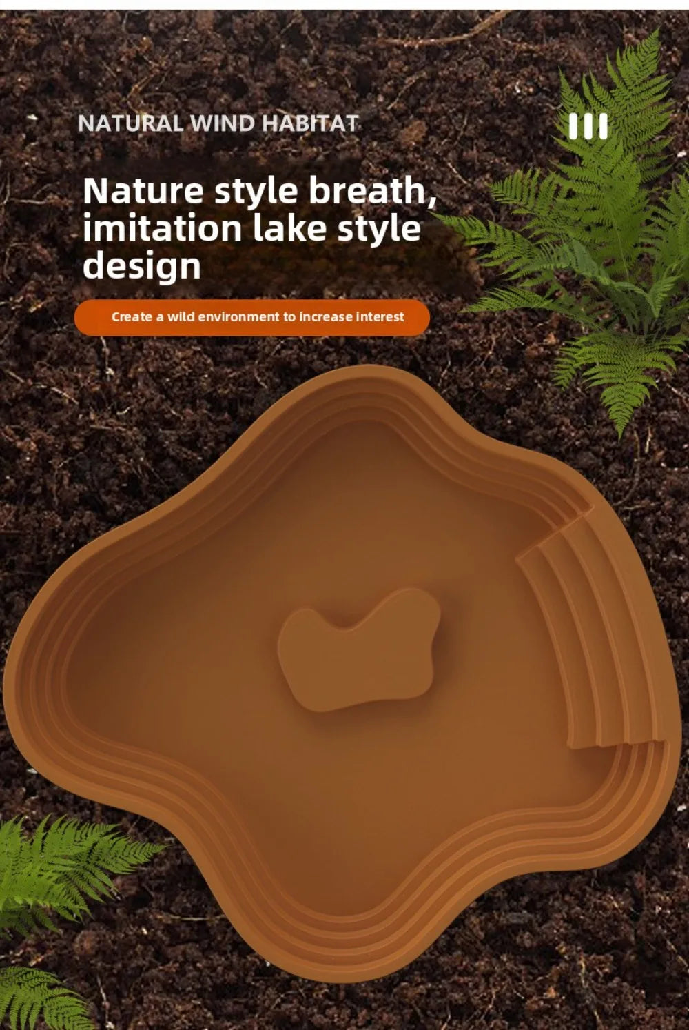 AquaStep Dubbelzijdige Schildpad Water- & Voerbak