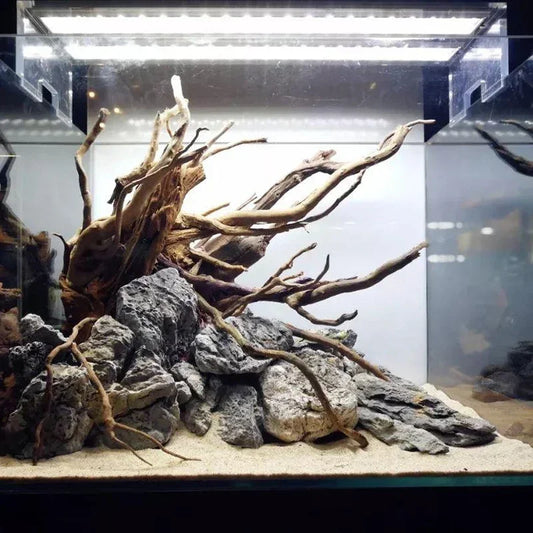Houten aquariumornament