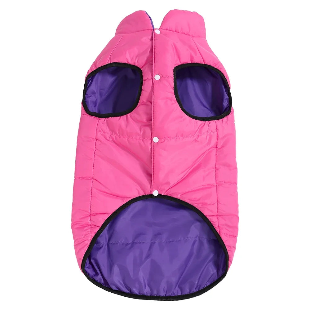 ThermoPaws DuoShield – Omkeerbare Winterjas met Riemopening voor Honden & Katten