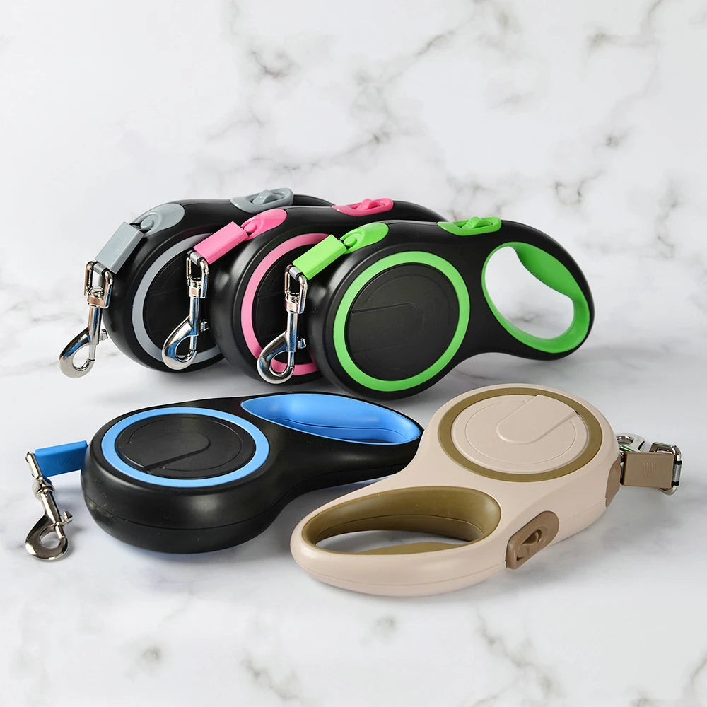 PowerLead – Automatische Uitschuifbare Hondenriem 5M/8M voor Grote Honden