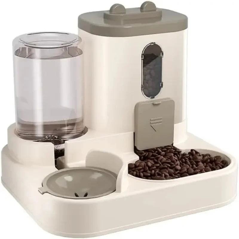 PetSmartFlow Automatische Voer- & Waterdispenser Set voor Honden en Katten