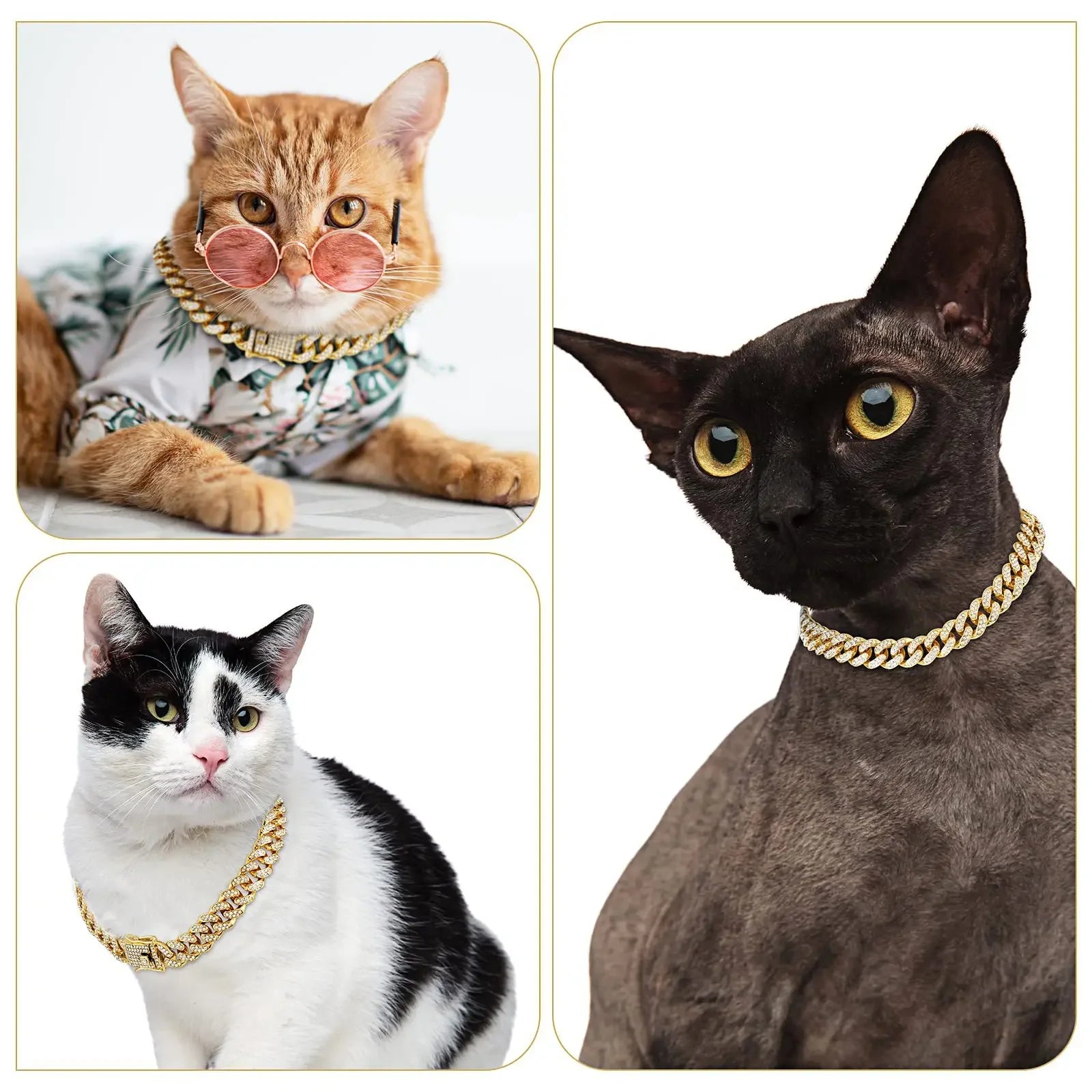 RoyalPaw Diamond Cuban Hondenketting