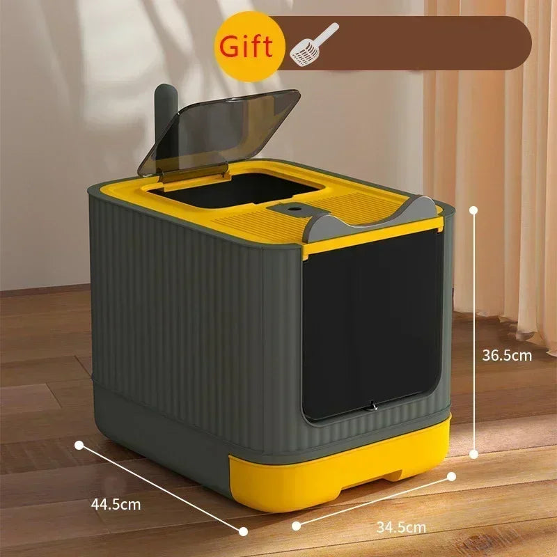 Gesloten Kattenbak met UV-sterilisatie – Groot & Hygiënisch Plastic