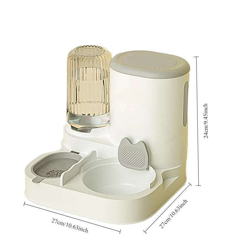 Automatische Voederbak Kat & Hond – 2L Voer + 1,5L Water, BPA-vrij