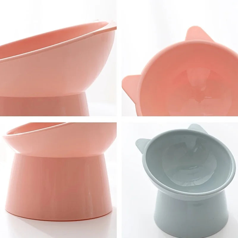 Verhoogde Kattenvoerbak – Anti-Braken, Ergonomisch, Kunststof